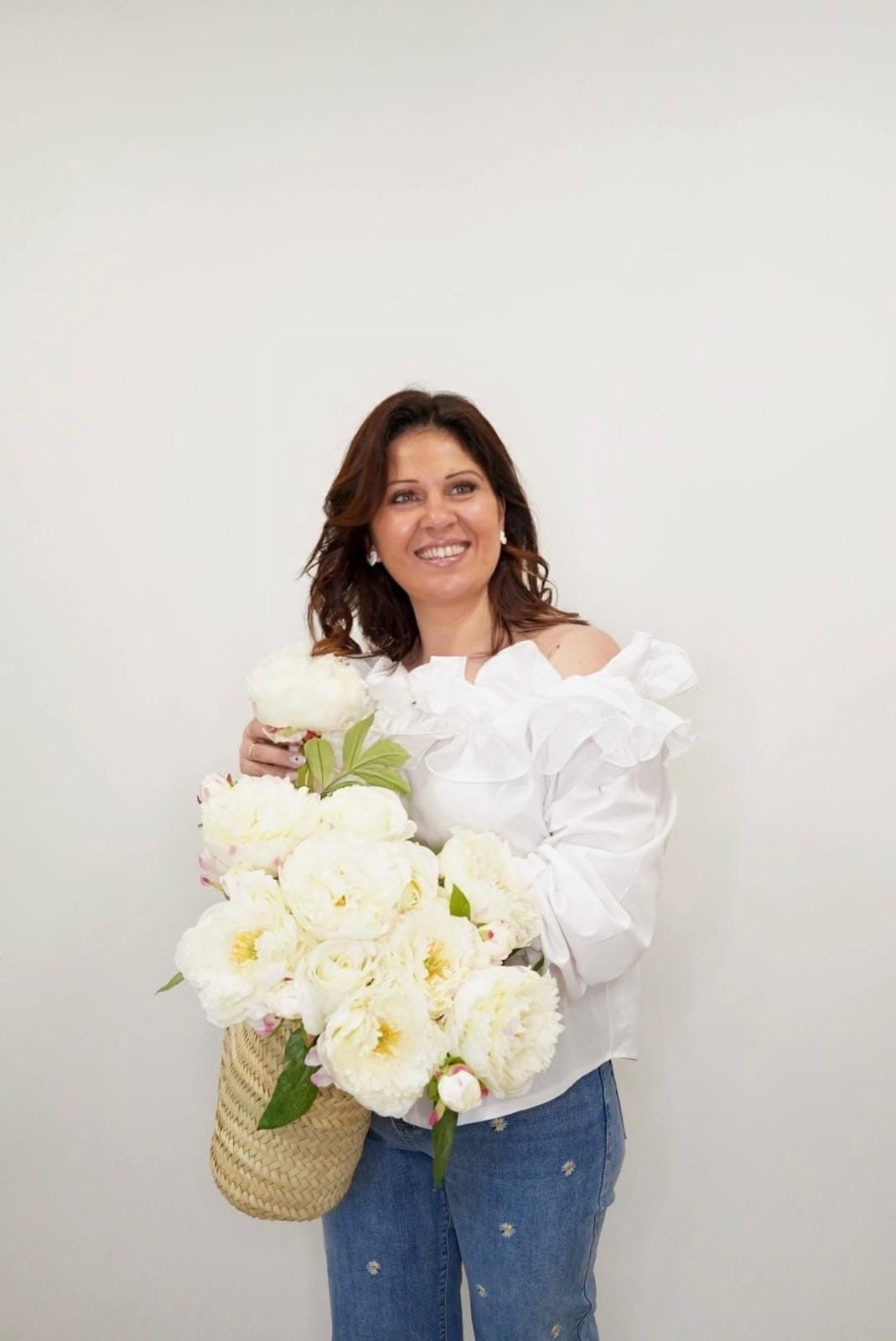 Chemise Lola, col bardot à volants - Blanc - Jad'Or la Mode- La mode au service-de-la-féminité