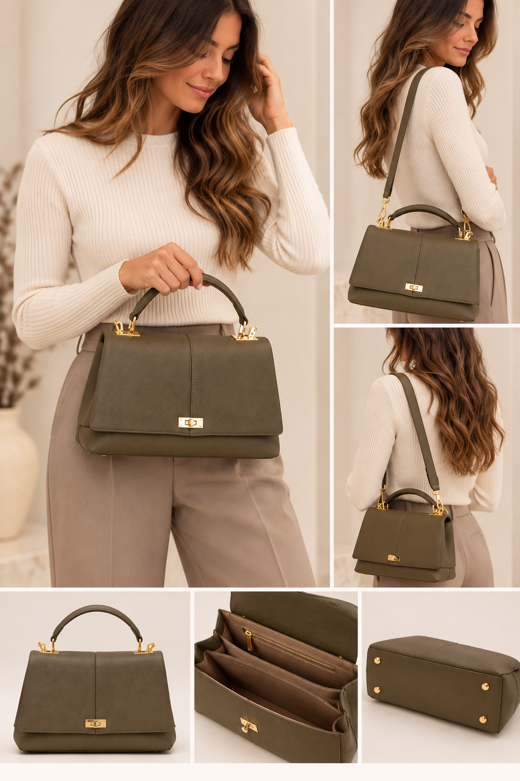 Sac similicuir à bandoulière