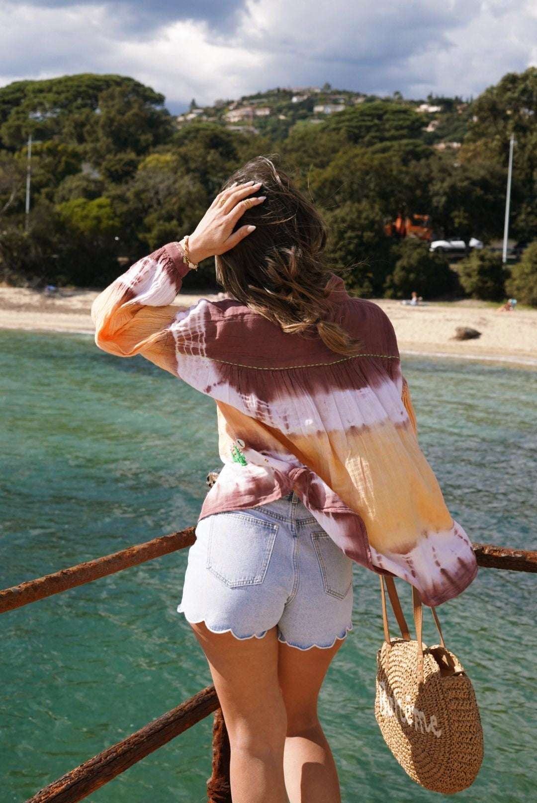 Chemise Tie And tye manches longue - The Corner - Jad'Or la Mode- La mode au service-de-la-féminité