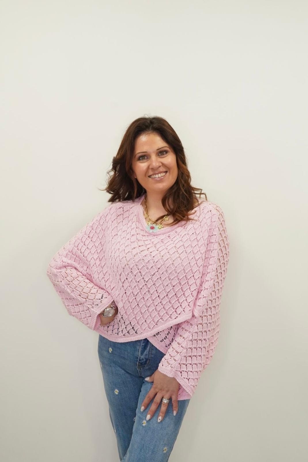 Pull Melissa Rose - Manches évasés - Jad'Or la Mode- La mode au service-de-la-féminité