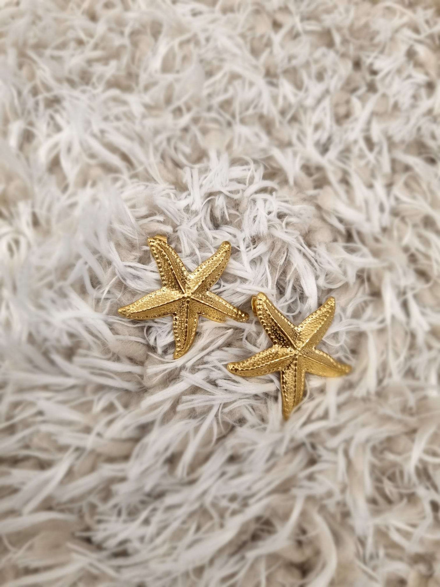 Boucles D'Oreilles Étoiles - Jad'Or la Mode- La mode au service-de-la-féminité