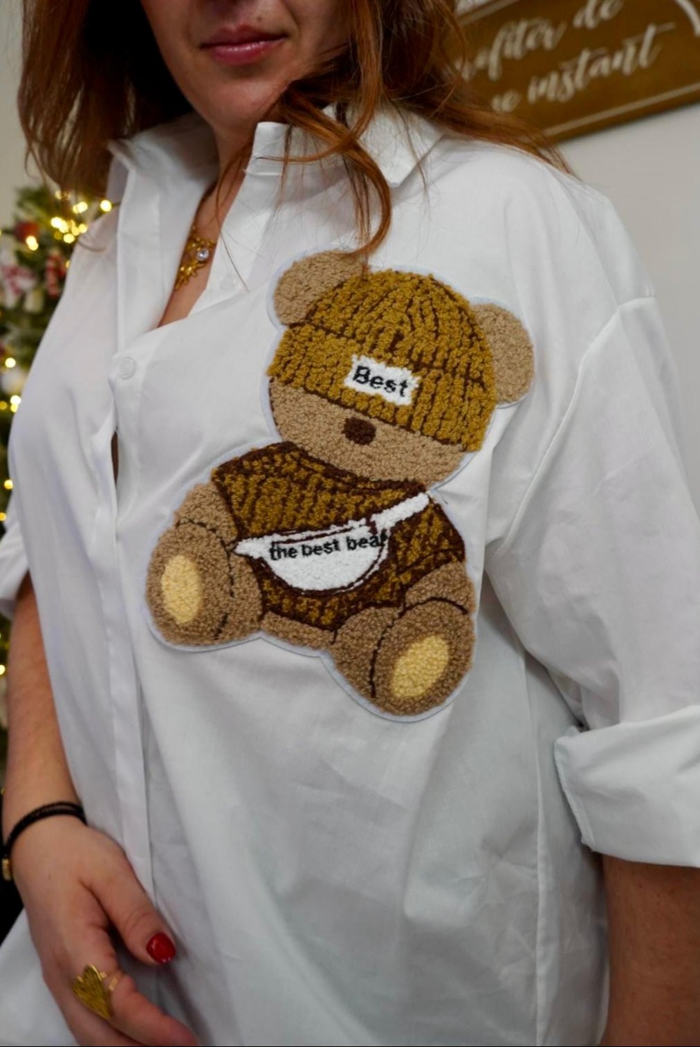 Chemise TEDDY oversize - Jad'Or la Mode- La mode au service-de-la-féminité