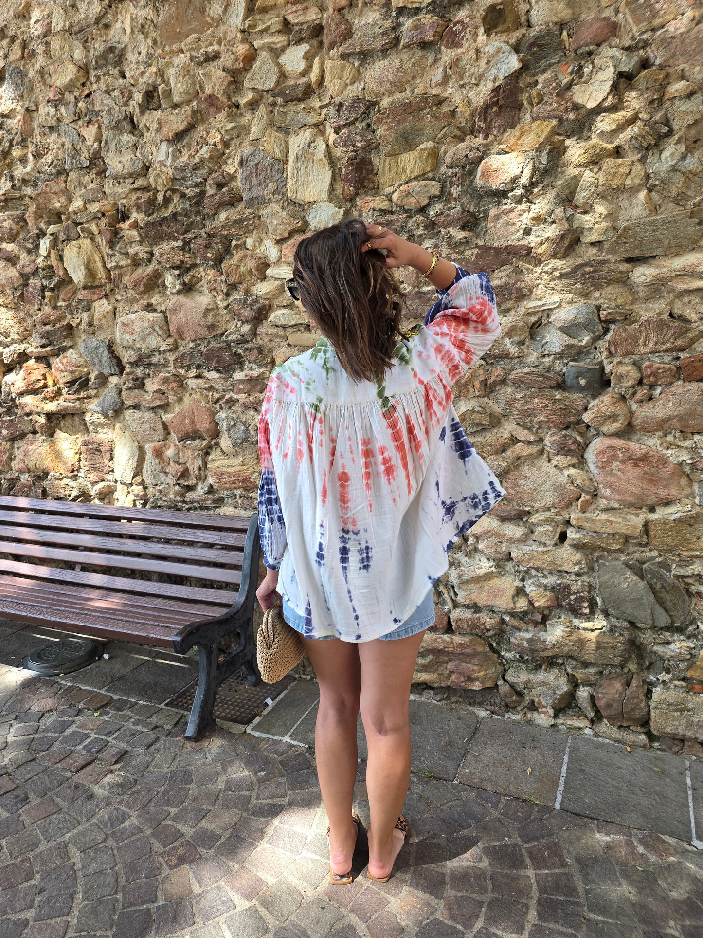 Chemise d'été bohème en coton – Édition colorée & tendance