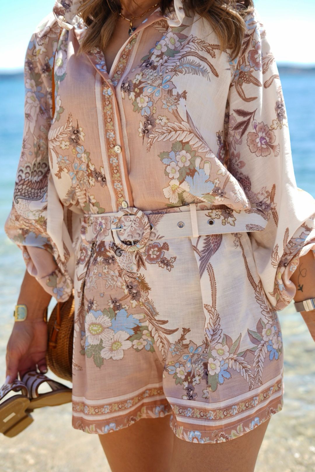 Ensemble bohème fleuri – Taille unique