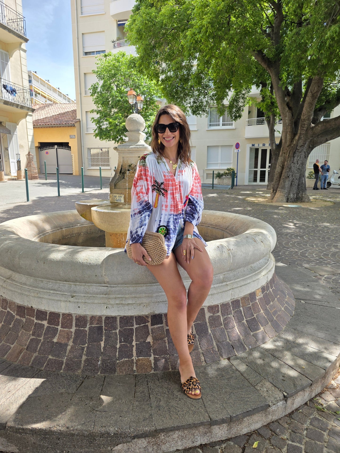 Chemise d'été bohème en coton – Édition colorée & tendance