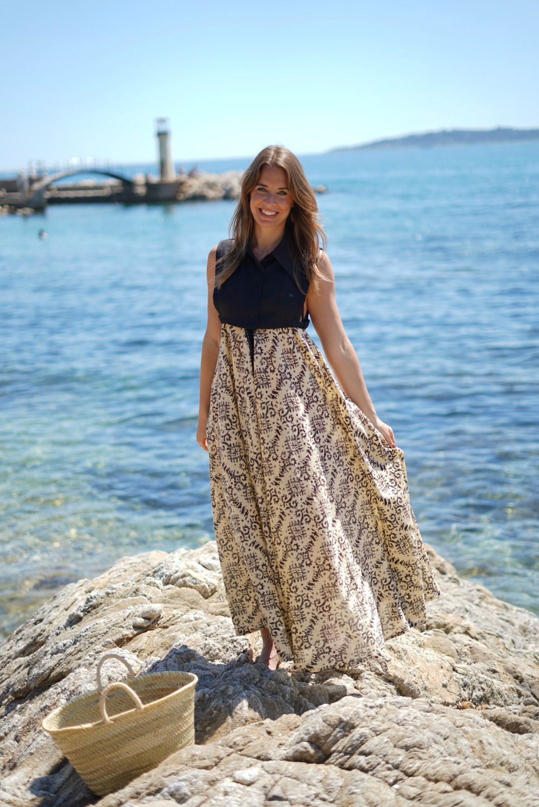 Robe d’été bohème, longue, fluide et légère à bretelles fines - Ultra féminine