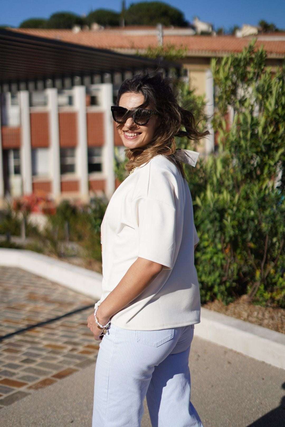 T-shirt oversize "MIAMI Beach" - Jad'Or la Mode- La mode au service-de-la-féminité