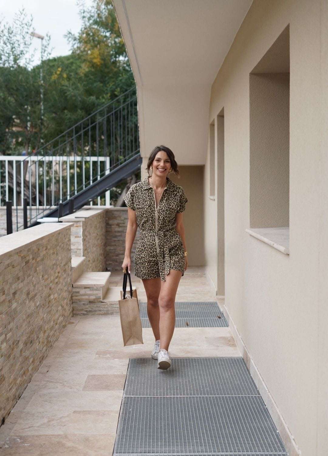 Combishort Léopard Zippée – Tendance & Féminine - Jad'Or la Mode- La mode au service-de-la-féminité