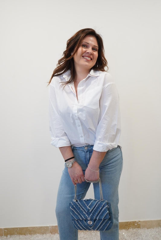 Chemise Mon Amour - Blanche - Jad'Or la Mode- La mode au service-de-la-féminité