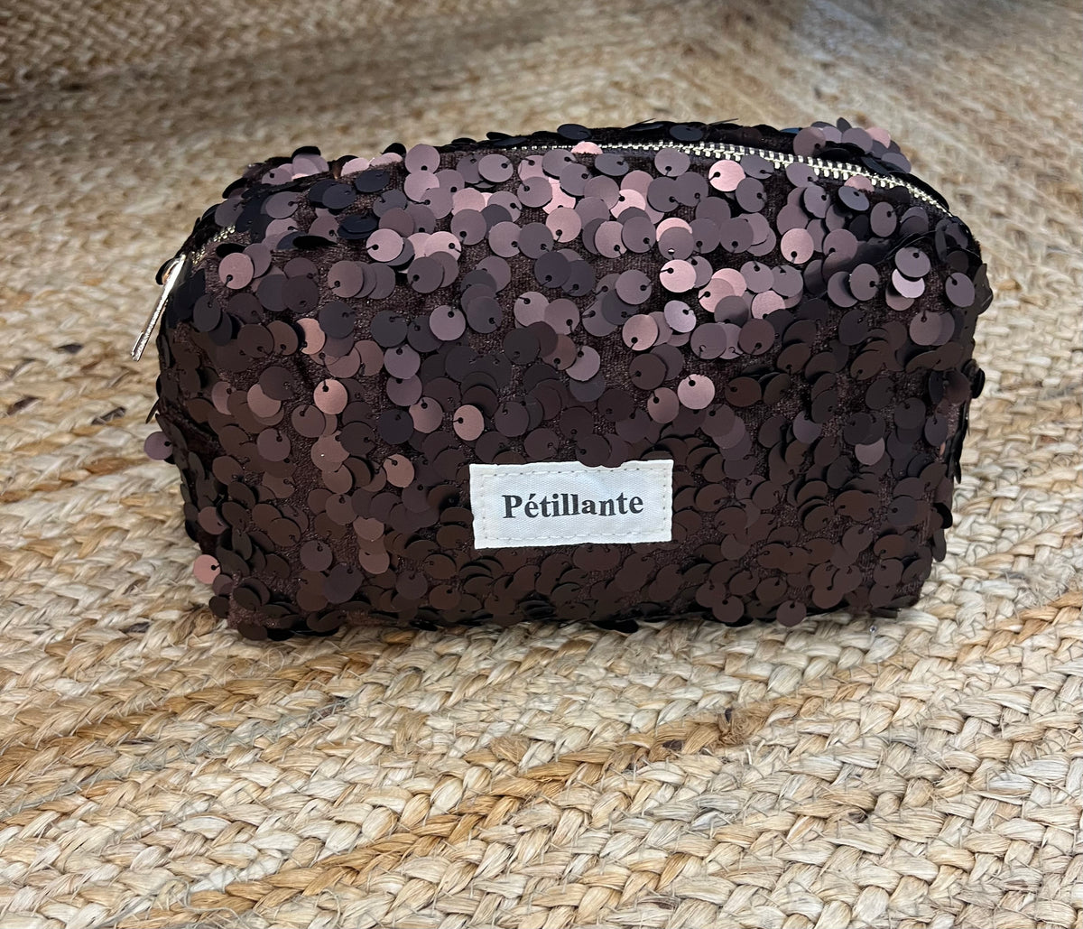 Trousse « Pétillante » – Chocolat 🤎