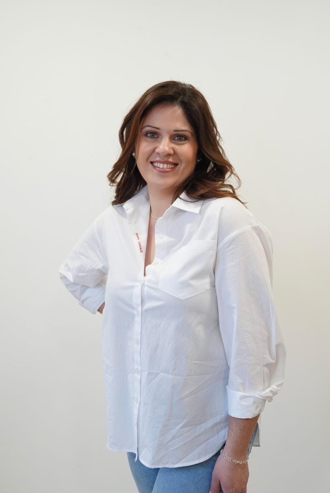 Chemise Mon Amour - Blanche - Jad'Or la Mode- La mode au service-de-la-féminité
