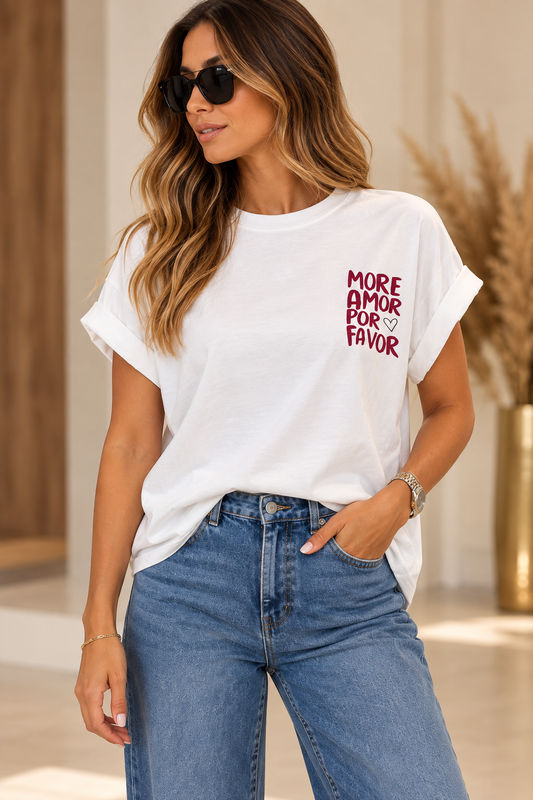 T-shirt « More Amor Por Favor »