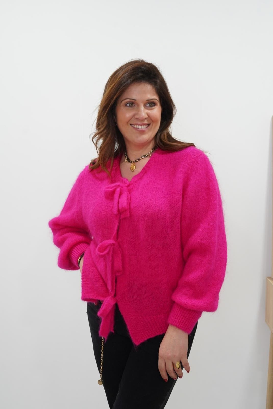 Cardigan PAPILLON en Mohair