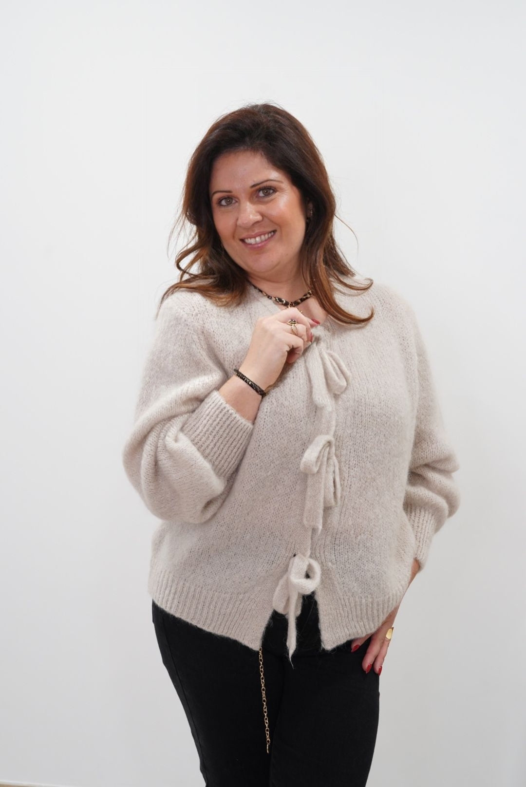 Cardigan PAPILLON en Mohair