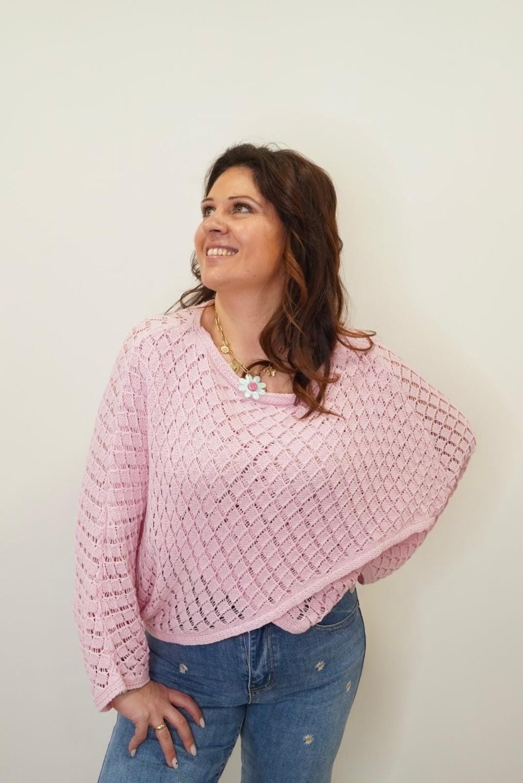 Pull Melissa Rose - Manches évasés - Jad'Or la Mode- La mode au service-de-la-féminité