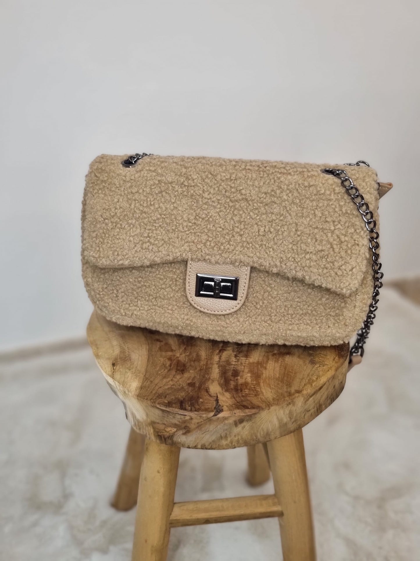 Sac à Bandoulière effet mouton