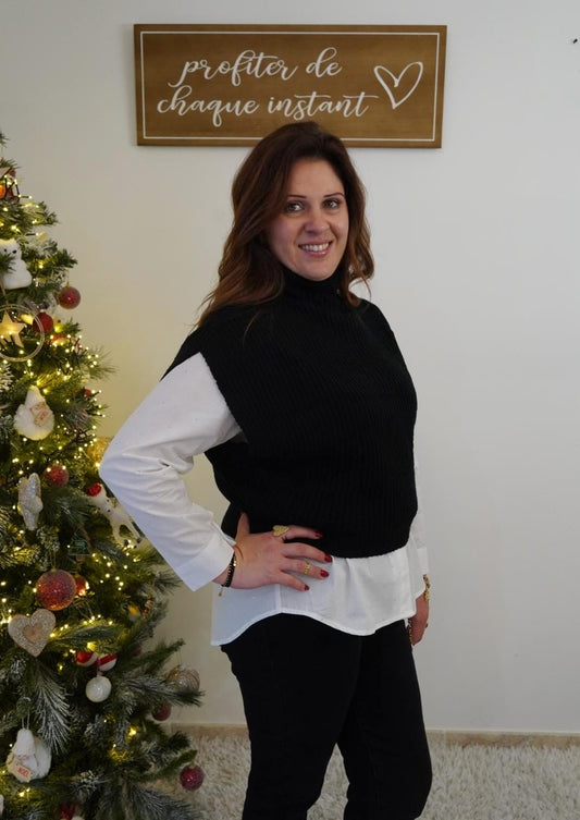 Gilet sans manches Noir