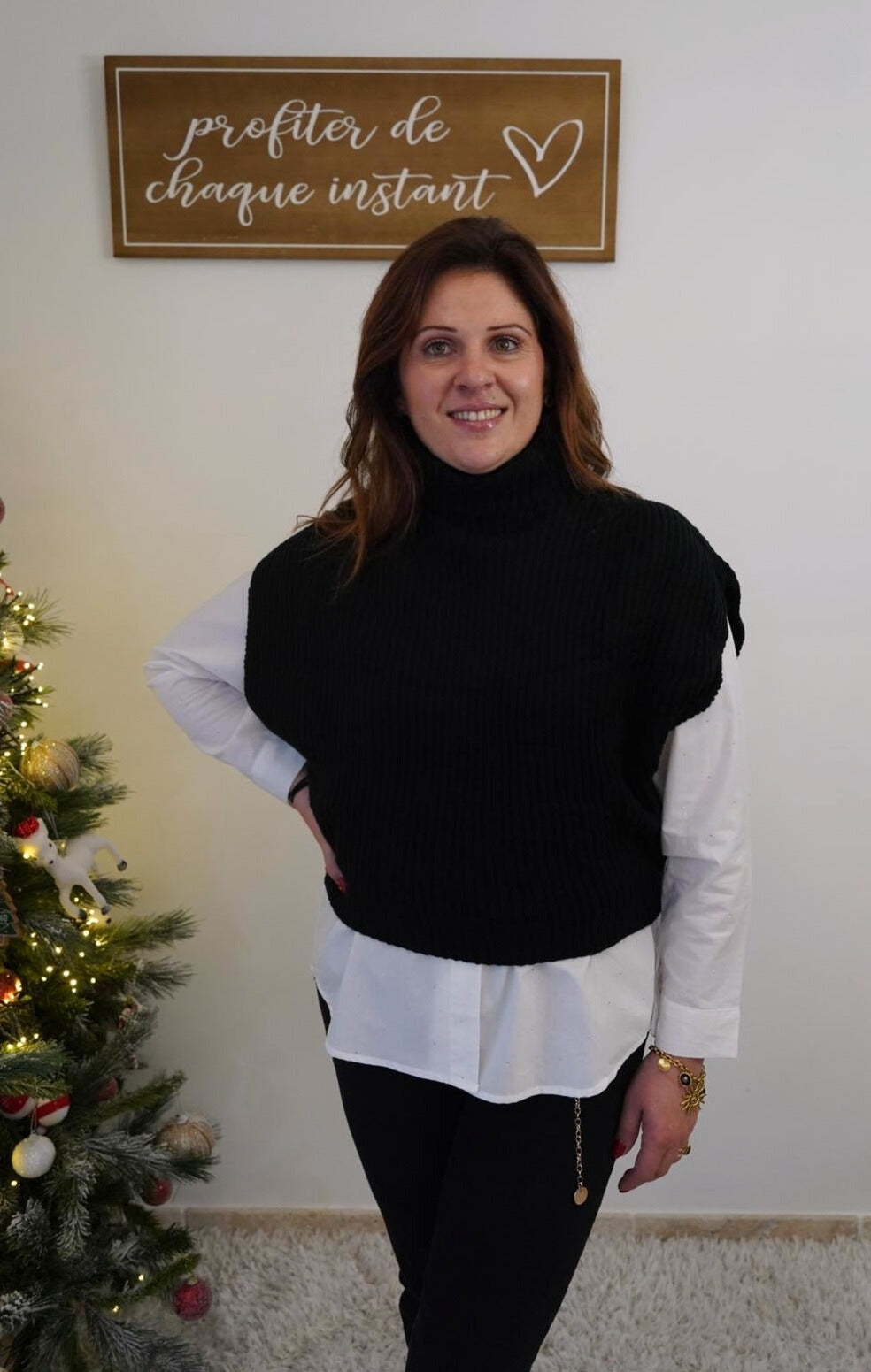 Gilet sans manches Noir