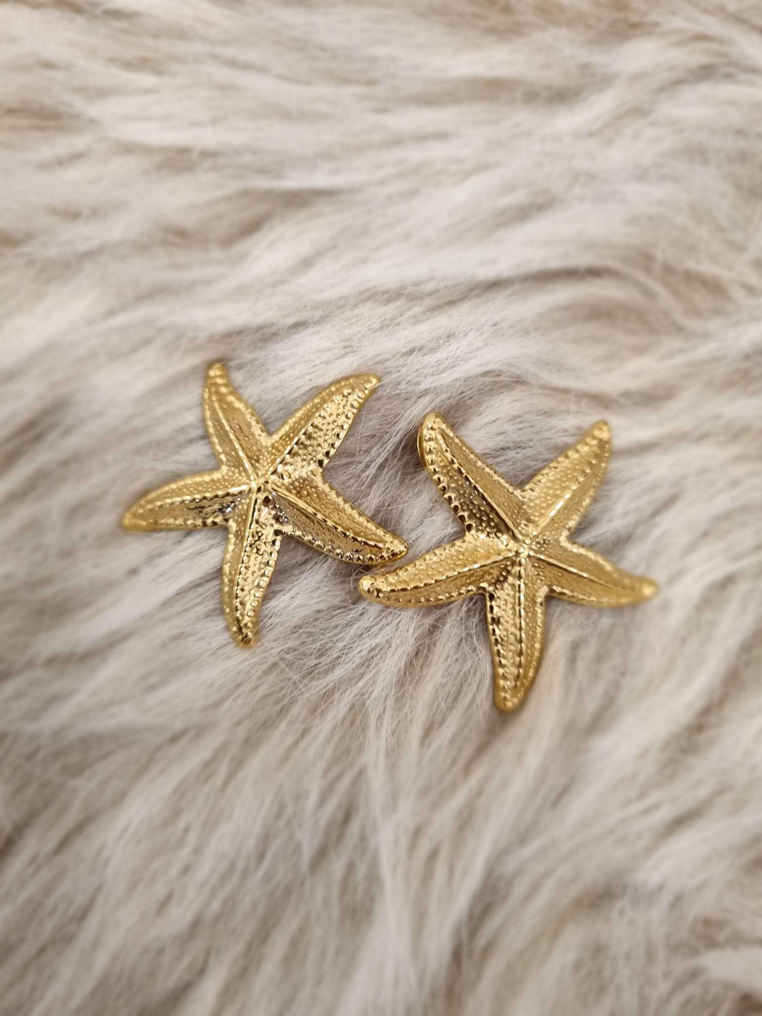 Boucles D'Oreilles Étoiles - Jad'Or la Mode- La mode au service-de-la-féminité