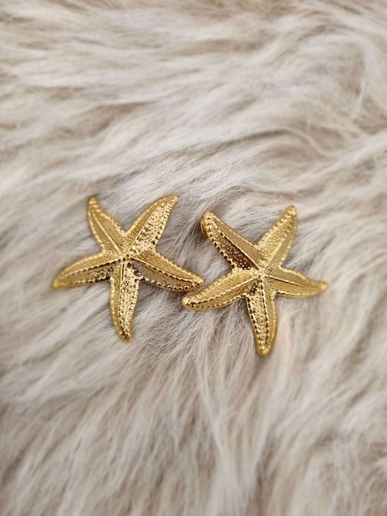 Boucles D'Oreilles Étoiles - Jad'Or la Mode- La mode au service-de-la-féminité