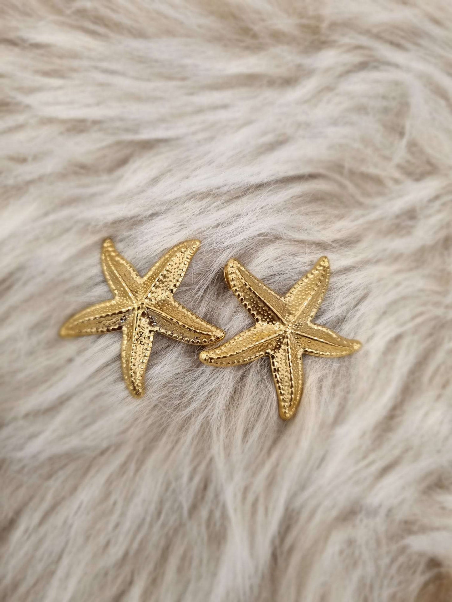 Boucles D'Oreilles Étoiles - Jad'Or la Mode- La mode au service-de-la-féminité