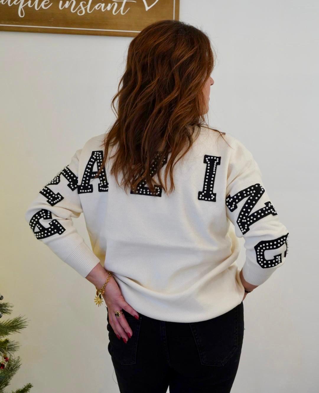 Pull en maille AMAZING