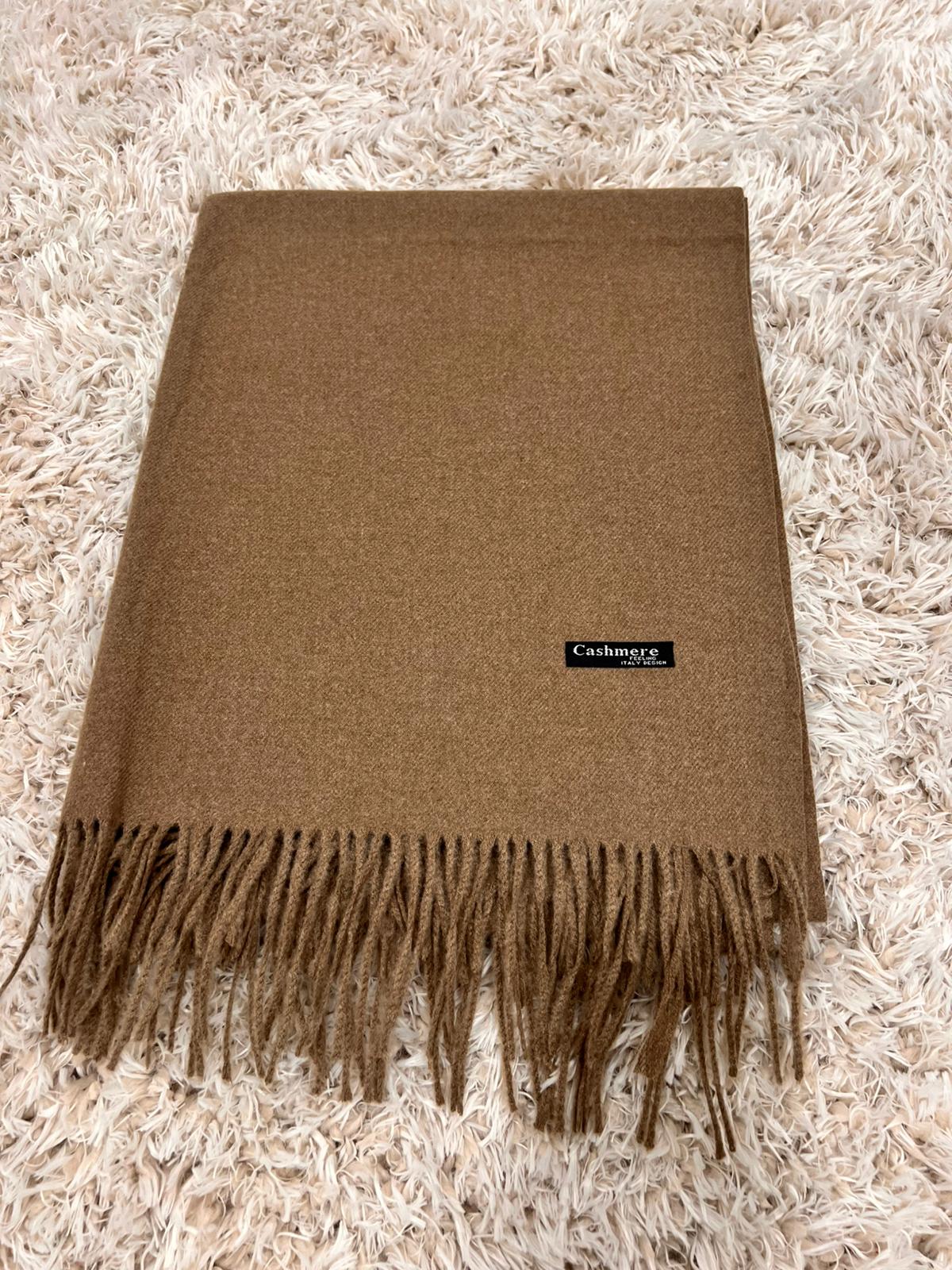 Écharpe Noisette en Cachemire et Laine