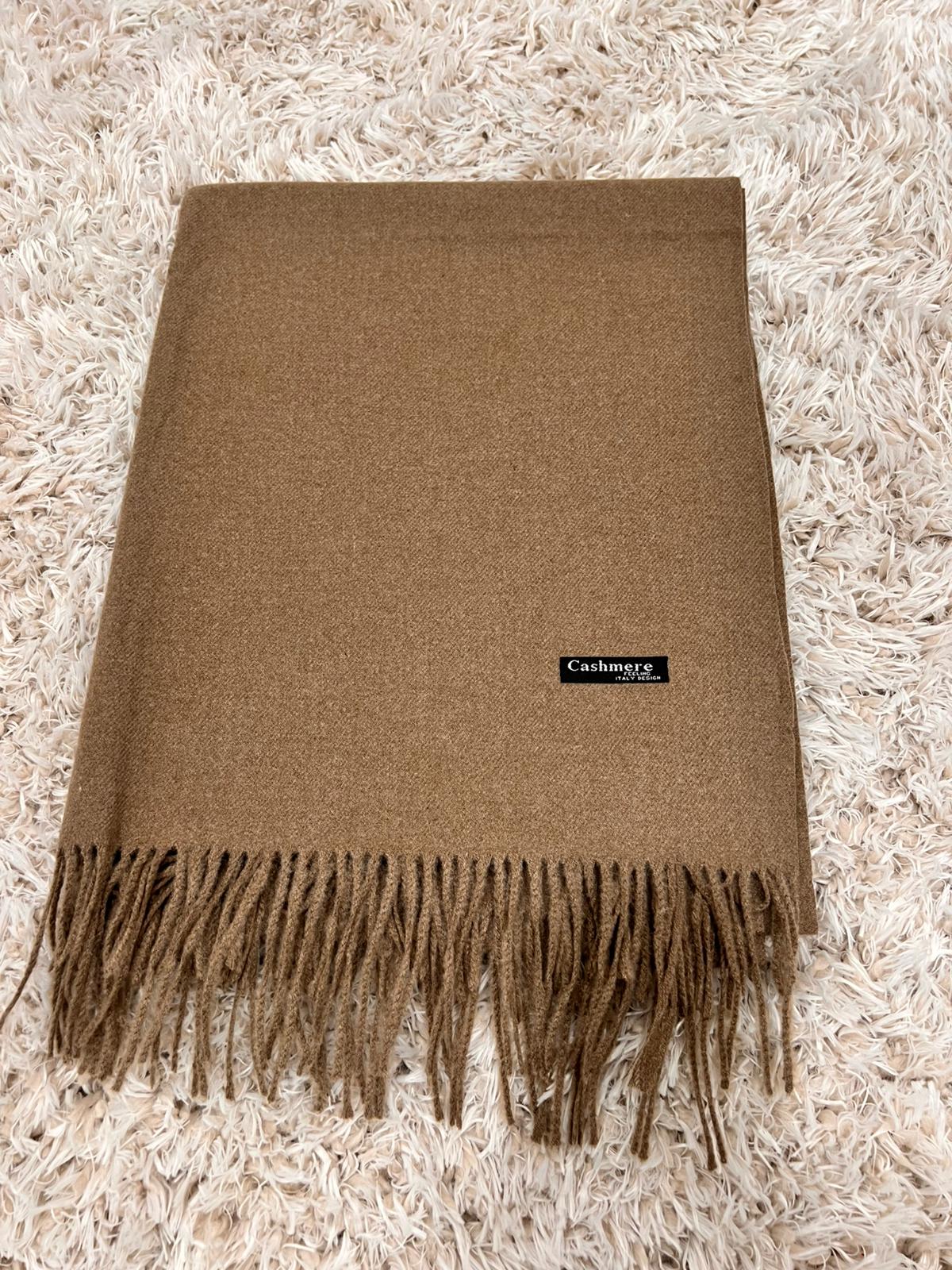 Écharpe Noisette en Cachemire et Laine