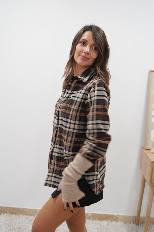 Chemise Elena Caramel