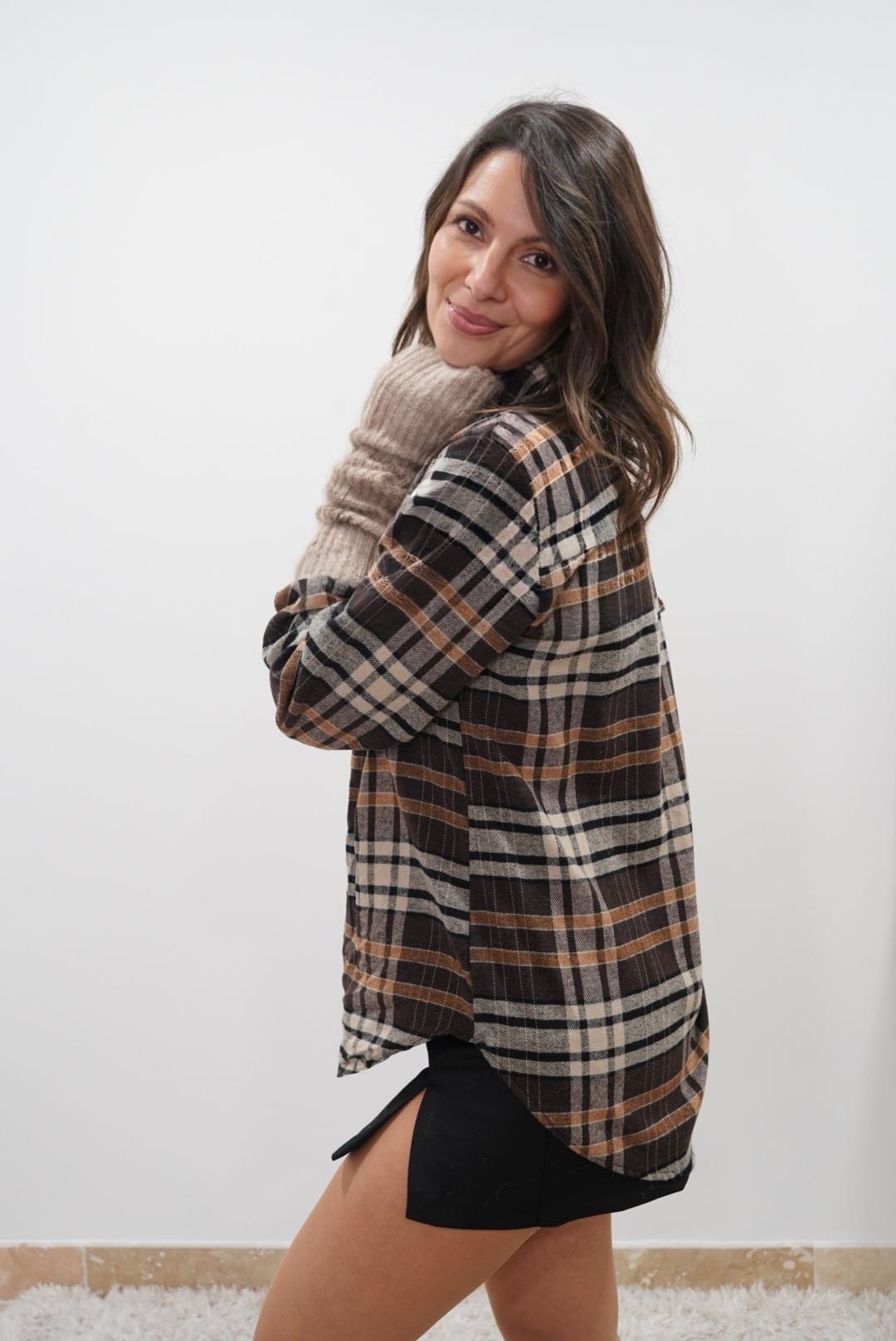 Chemise Elena Caramel