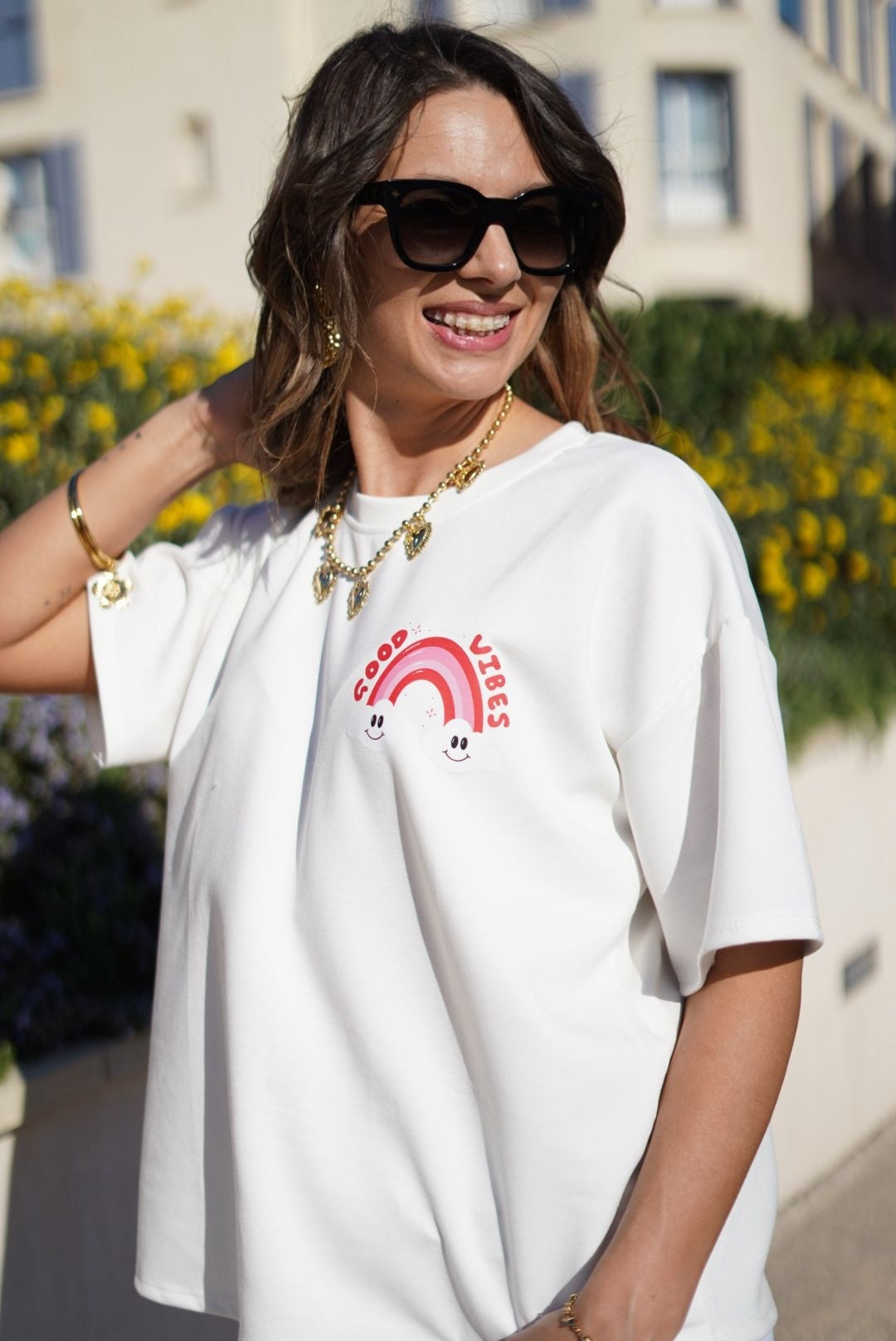 Collier Cœurs en Acier Inoxydable Doré – Élégance Romantique et Résistante à l’Eau - Jad'Or la Mode- La mode au service-de-la-féminité