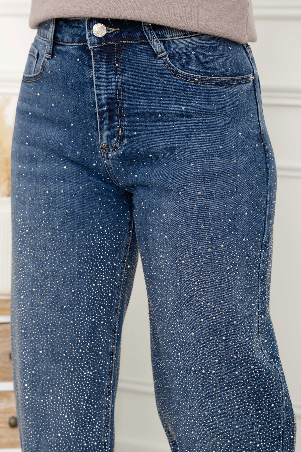 Jean Strass Femme – Denim Confort Stretch & Tendance