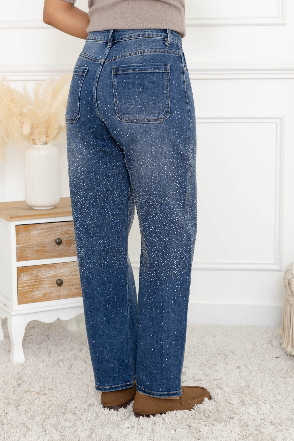 Jean Strass Femme – Denim Confort Stretch & Tendance