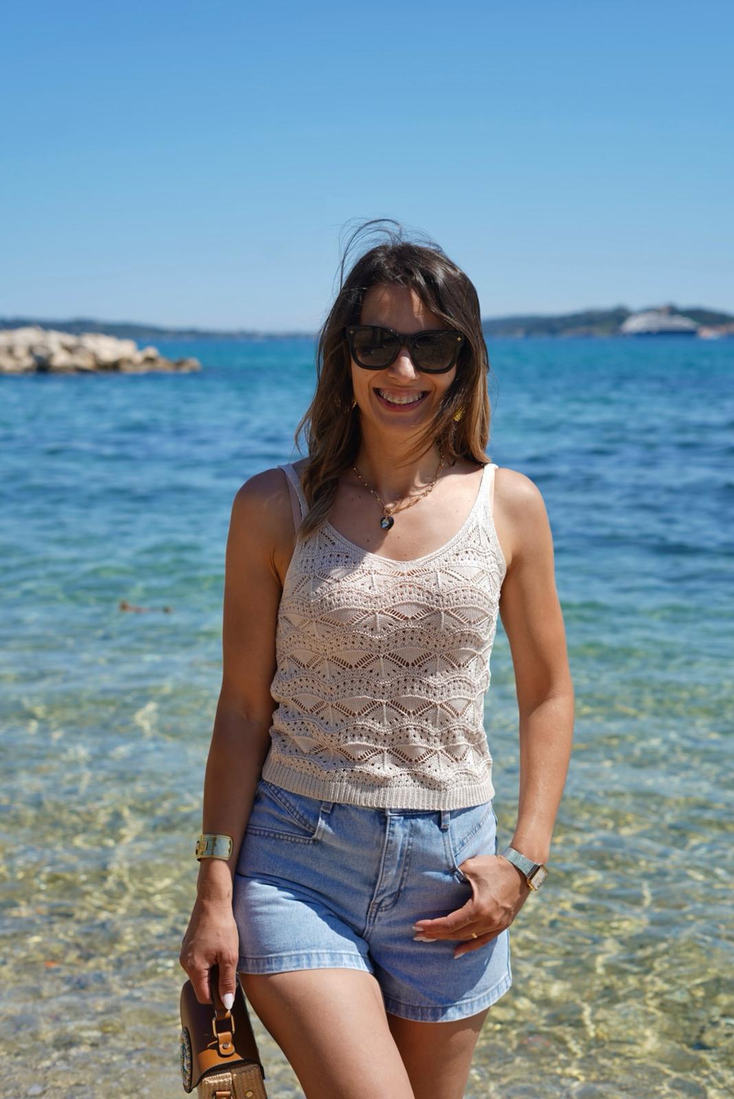Top Crochet Bohème – 100% Coton Naturel